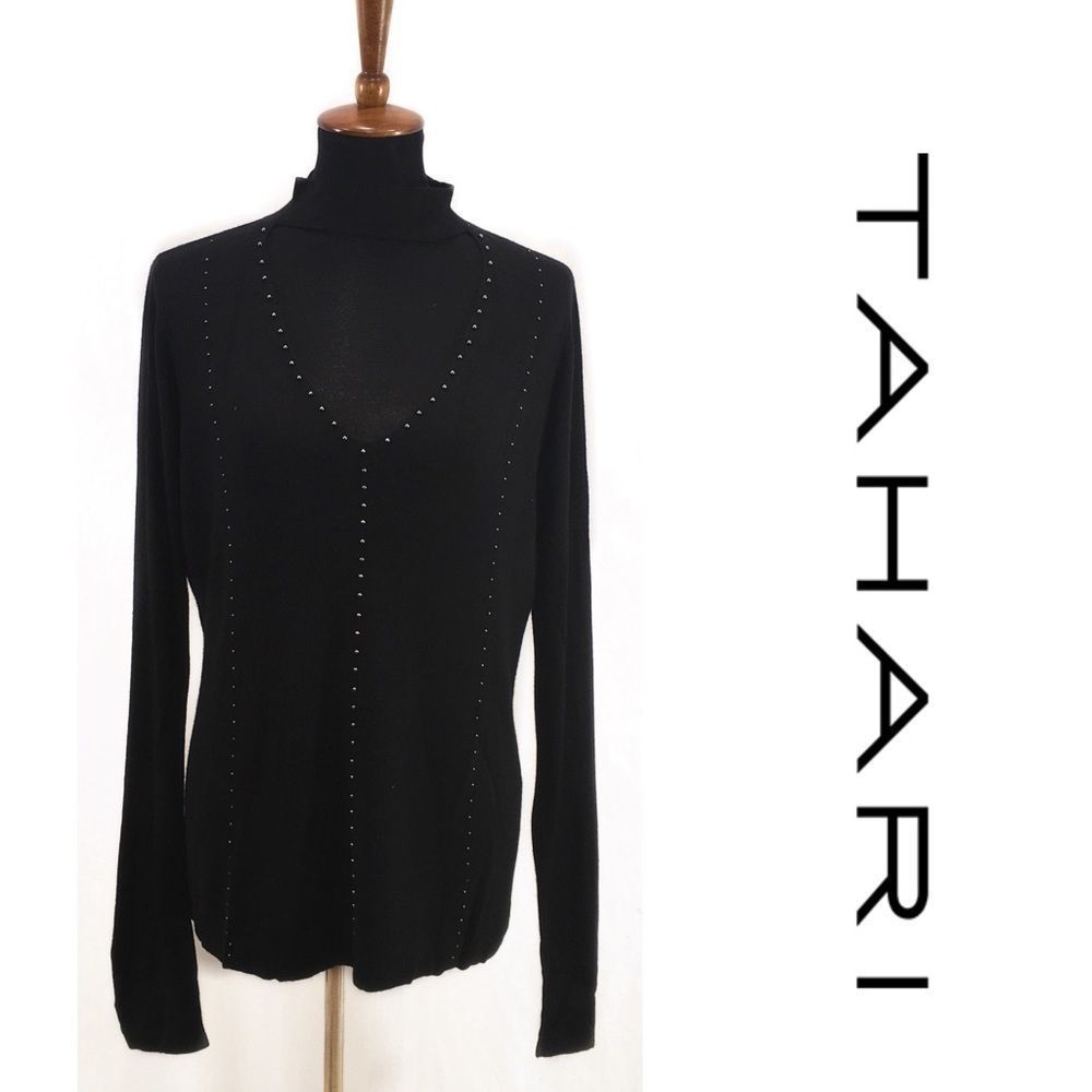 Tahari Black Sweater